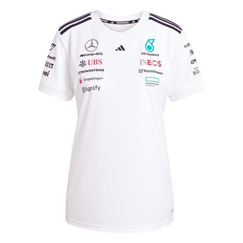 ADIDAS PERFORMANCE Funktionsbluse 'MERCEDES - AMG PETRONAS FORMULA ONE'  rød / sort / hvid