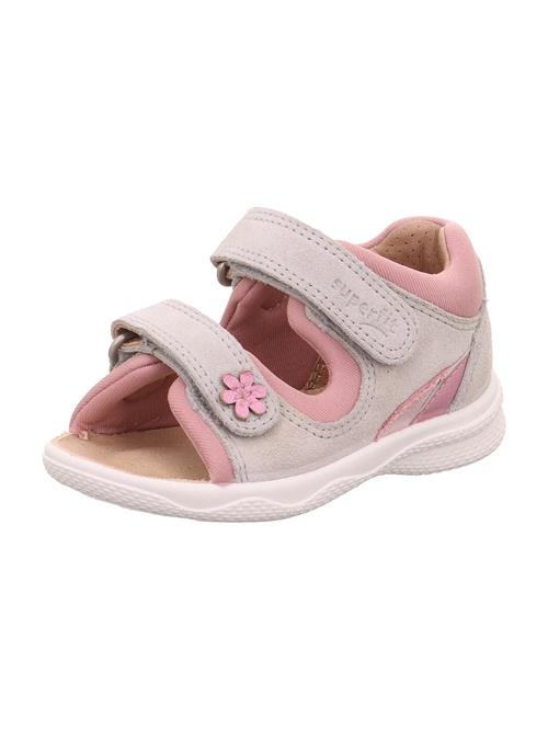SUPERFIT Sandaler 'Polly'  lysegrå / lyserød