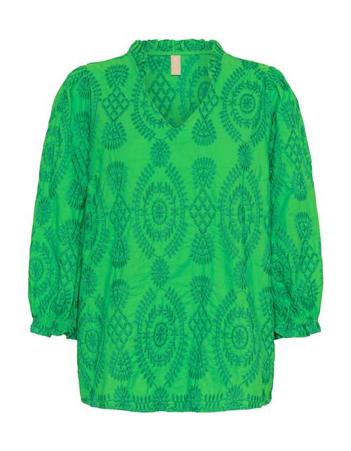 CULTURE Bluse 'Utia'  jade / mørkegrøn