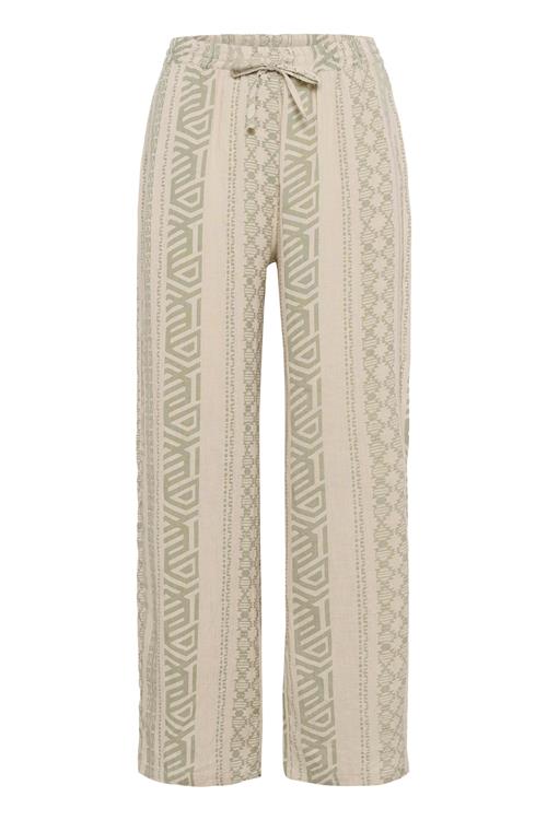Cream Bukser 'Bellis'  lysebeige / pastelgrøn