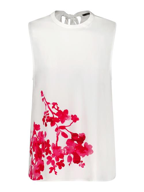 TAIFUN Bluse  pink / rød / hvid