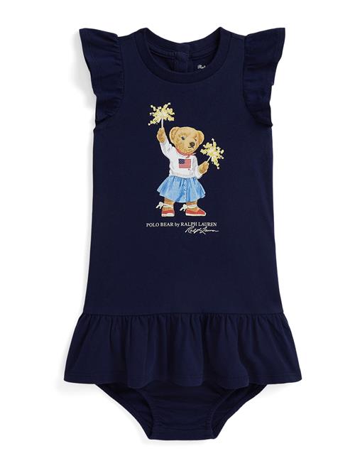 Polo Ralph Lauren Kjole  marin / lyseblå / brun / gul