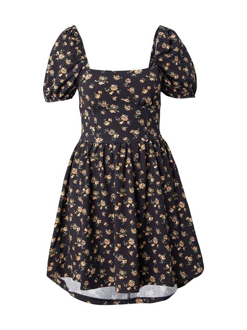 Se Miss Selfridge Kjole  khaki / lyseorange / pudder / sort ved About You