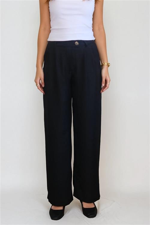 Vera Pants - Sort - M - TeeShoppen