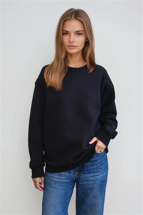 Alina Sweatshirt - Sort - XL - TeeShoppen