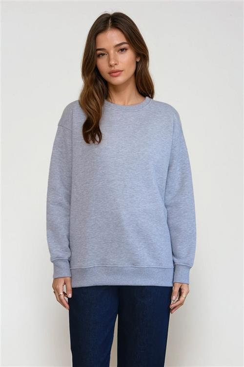 Alina Sweatshirt - Askegrå - S - TeeShoppen