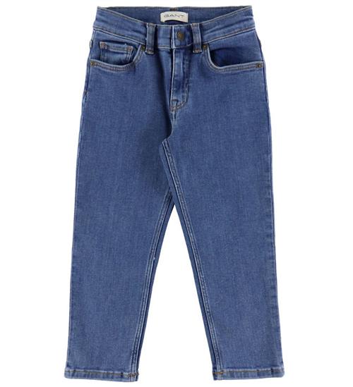 GANT Jeans - Slim Jeans - Mid Blue