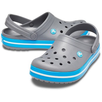 Crocs Crocband Unisex Grå/Blå US M7/W9 (EU 39-40)