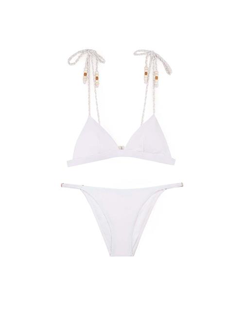 Scalpers Bikini 'Beads'  camel / ecru / hvid