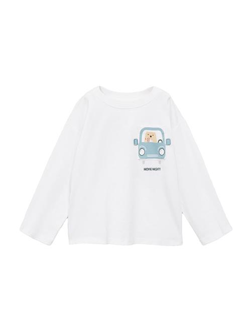 MANGO KIDS Shirts 'DRIVEIN'  nude / dueblå / gran / offwhite