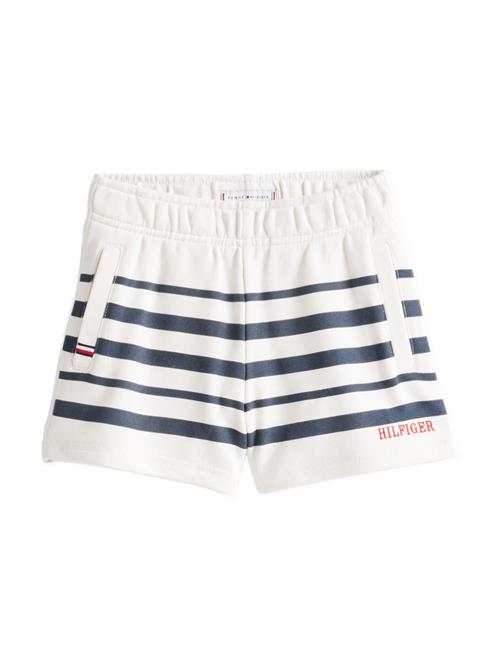 Se TOMMY HILFIGER Bukser  navy / hvid ved About You