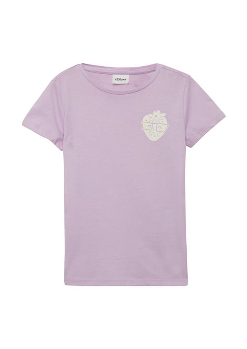 s.Oliver Bluser & t-shirts  lavendel / hvid