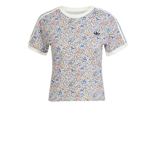 Se ADIDAS ORIGINALS Shirts 'Adidas Originals x Liberty London Cali'  royalblå / lysegul / sort / hvid ved About You