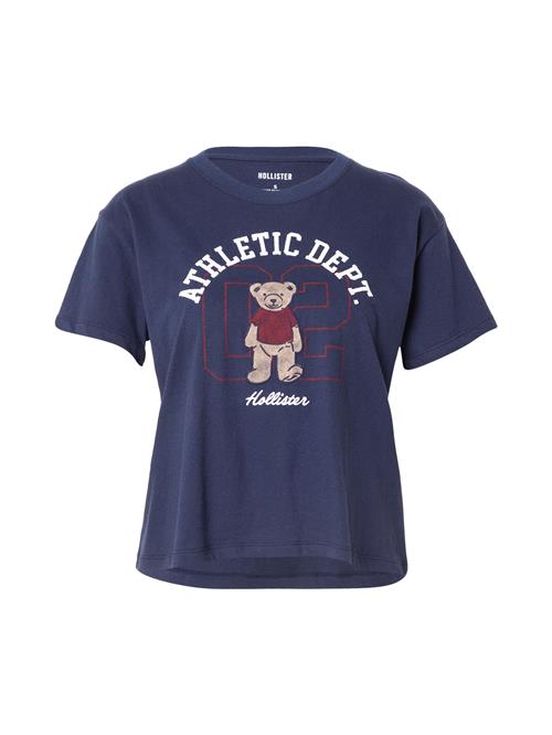 HOLLISTER Shirts  navy / cappuccino / mørkerød / hvid