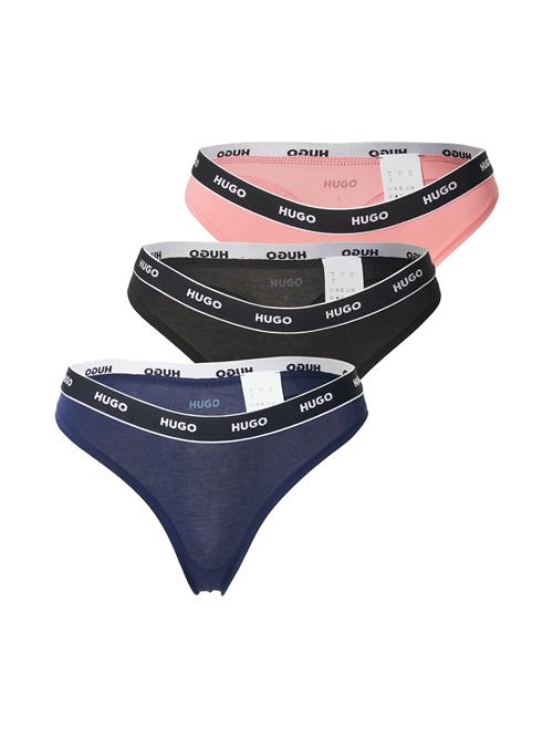 HUGO String  blå / lys pink / sort