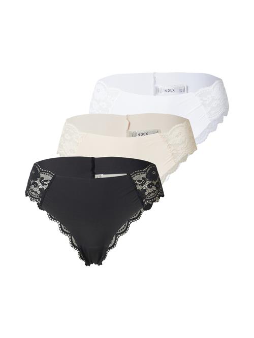 Lindex Slip  creme / sort / hvid