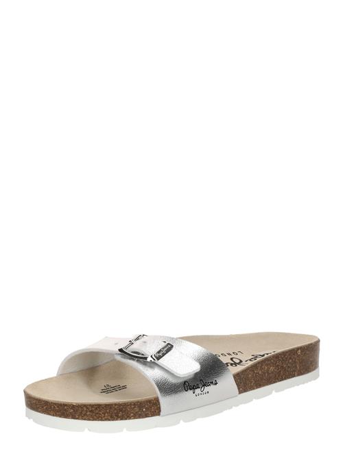 Pepe Jeans Pantoletter 'OBAN'  sort / sølv
