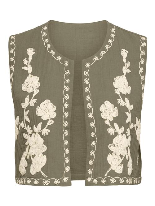 JDY Vest 'JDYMarley'  creme / oliven