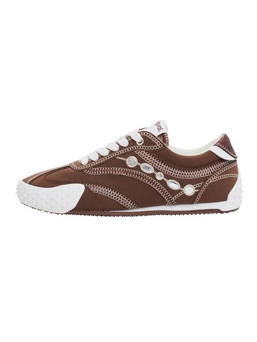 Desigual Sneaker low 'Mirror'  beige / brun / sølv
