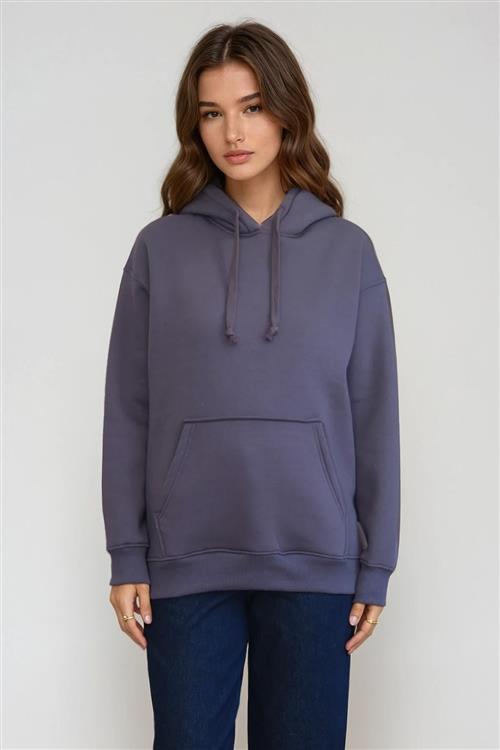 Stella Oversized Hoodie - Mørkegrå - 2XL - TeeShoppen