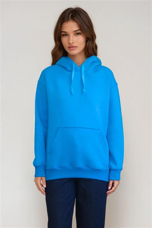 Stella Oversized Hoodie - Blå - M - TeeShoppen
