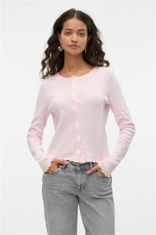 Isa O-Neck Cardigan - Pink A-Boo - M - Vero Moda