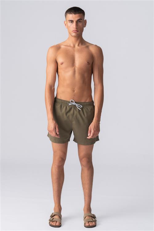 Badeshorts - Army Grøn - M - TeeShoppen