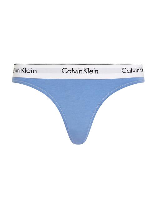 Calvin Klein Underwear String  blå / hvid
