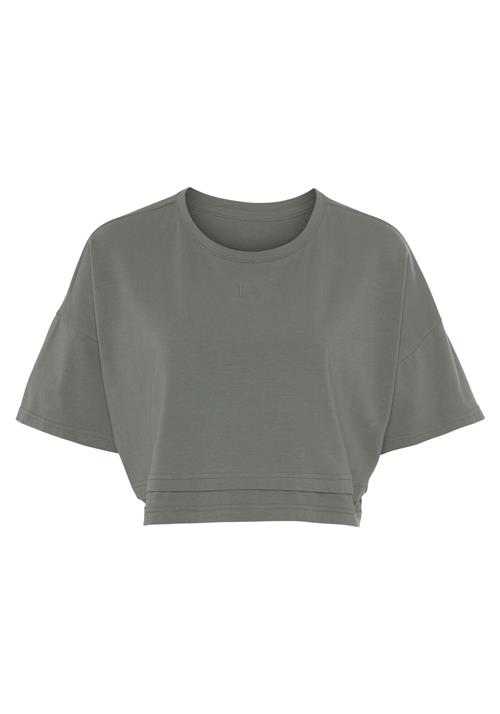 LASCANA Oversized bluse  grå / grøn