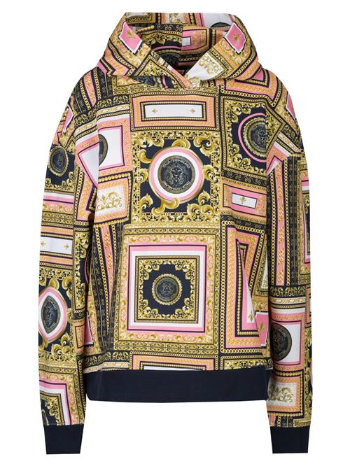 Se 19V69 ITALIA Sweatshirt 'Chaos'  navy / gylden gul / lys pink / hvid ved About You