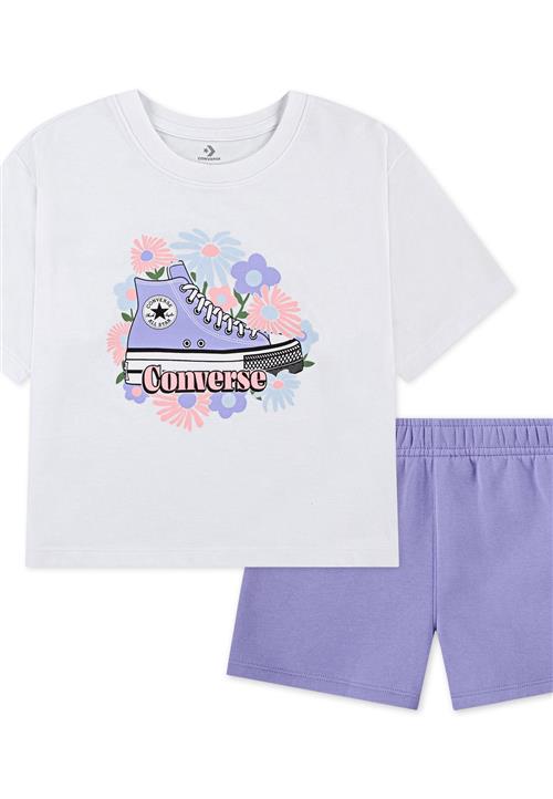 CONVERSE Sæt  lilla / lyserød / sort / hvid