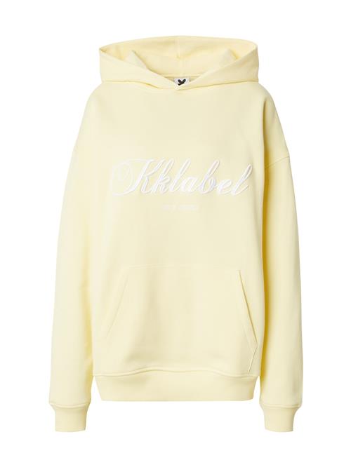 Karo Kauer Sweatshirt  lysegul / hvid