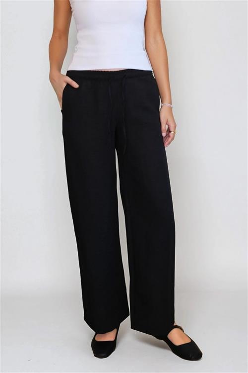 Lilly Pants - Sort - L - TeeShoppen
