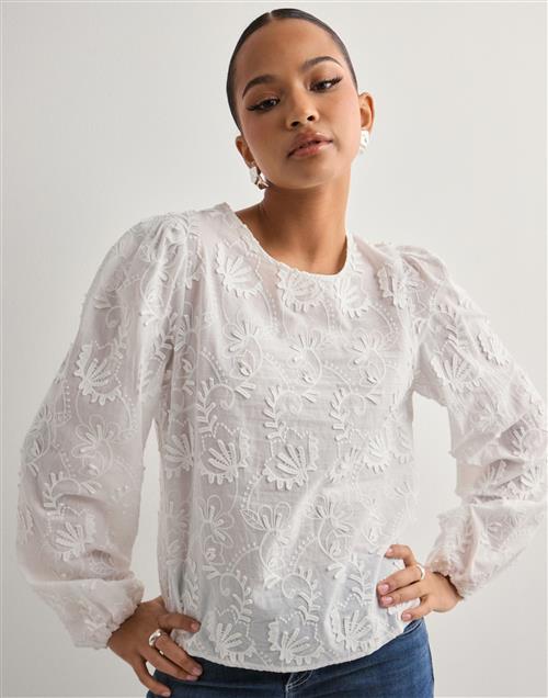 OBJECT - Hvid - Objmya Re L/S Top Noos