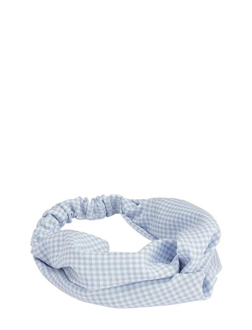 Checkered Hair Band SUI AVA Blue
