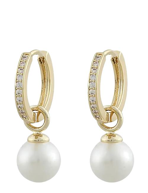 Core Pearl Ring Ear G/White - SNÖ Of Sweden Gold