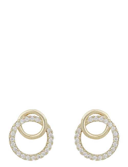 Mona Irregular Ear G/Clear - SNÖ Of Sweden Gold