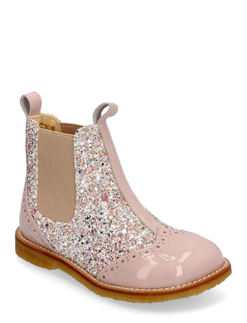 Booties - Flat - With Elastic ANGULUS Pink