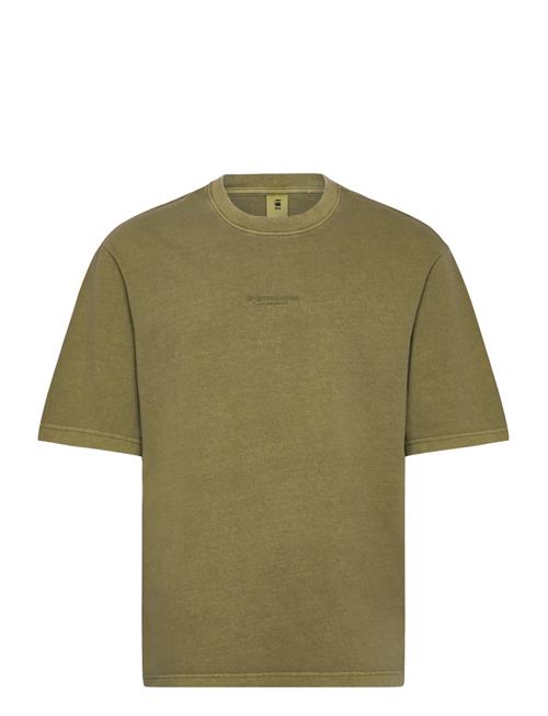 Overdyed Center Chest Boxy R T G-Star RAW Green