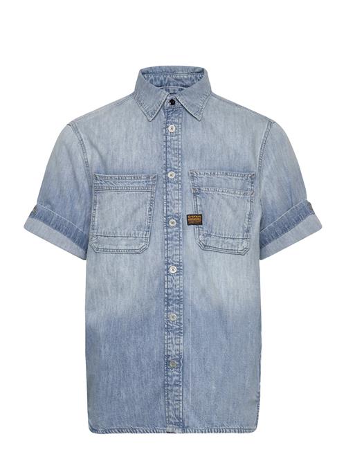 Slanted Double Pocket Regular Shirt G-Star RAW Blue