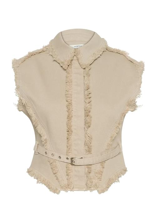 Gzcatia Sl Shirt Gestuz Beige