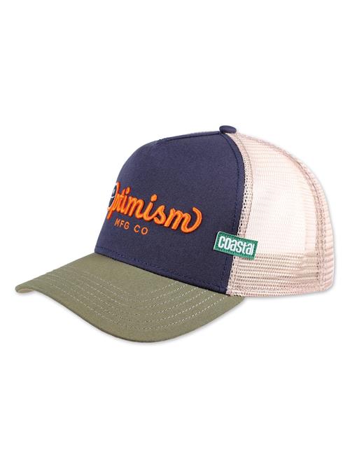 Coastal Hætte 'HFT Optimism'  marin / khaki / orange / lys pink