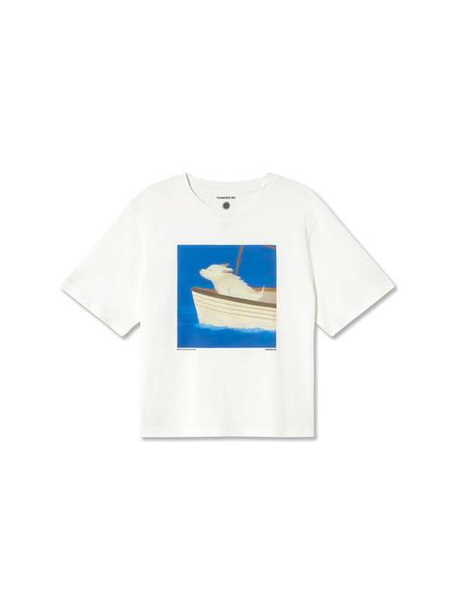 Thinking MU Shirts 'Lucia'  lysebeige / blå / hvid