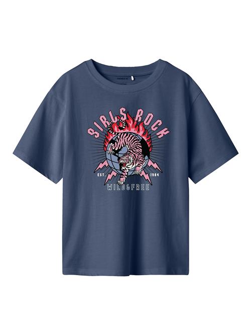 NAME IT Bluser & t-shirts 'NKFKASSANDRA'  ensian / gammelrosa / rød / sort