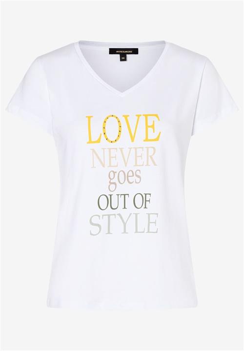 MORE & MORE Shirts  gul / hvid