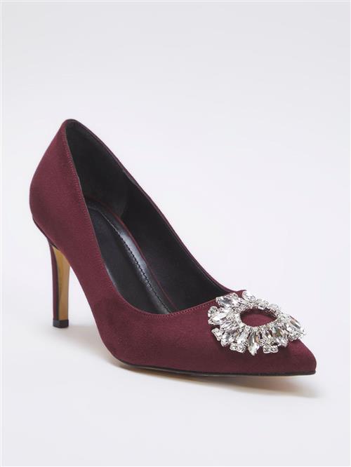 Trendyol Pumps  rubinrød / sølv