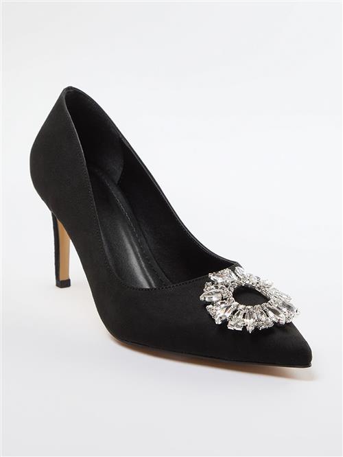 Se Trendyol Pumps  sort / sølv ved About You