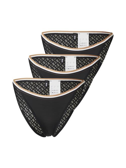 BOSS Slip  camel / sort / hvid