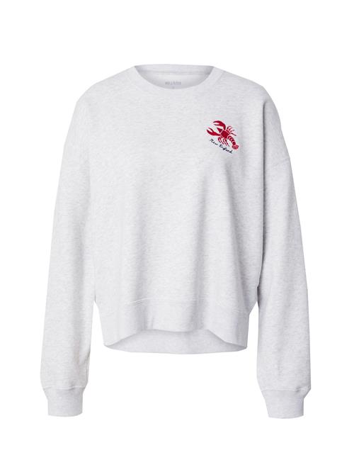 Se HOLLISTER Sweatshirt  grå-meleret / rød / sort ved About You