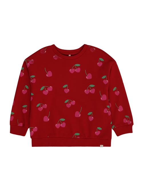 Only Mini Sweatshirt 'KMGARTSY'  jade / pink / mørkerød